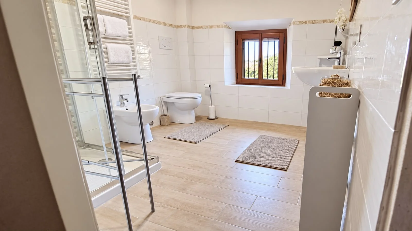 Bagno vista ampia
